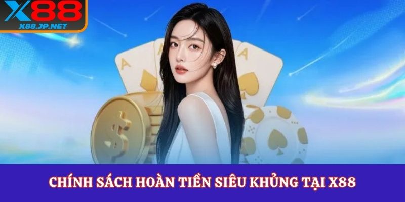 Chính sách hoàn tiền siêu khủng tại X88
